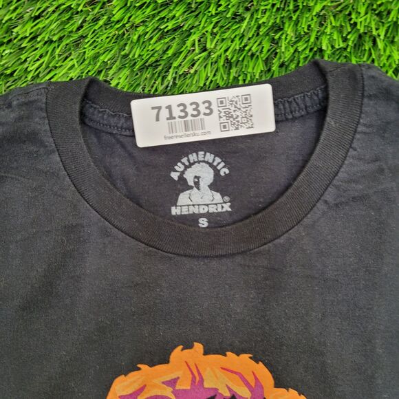 Jimi-Hendrix Shirt Womens Small 17x26 Black - Picture 10 of 12